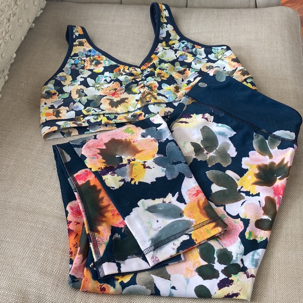 Anthropologie Pure & Good 2-piece athletic wear